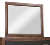 Landscape Mirror, No Assembly Required, Rustic Buckeye Finish B108P163824