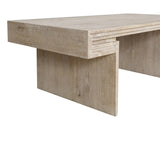 American Vintage Industrial Coffee Table, Premium Reclaimed Wood Texture Rectangular Design, W1445P287874