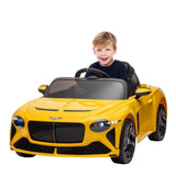 ZUN Licensed Bentley Mulsanne,12v7A Kids ride on car 2.4G W/Parents Remote Control,electric car for W139694884