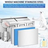 72" W 3 Door Sandwich Salad Prep Table Commercial Stainless Steel Fan Cooling W1192P262183