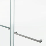 66*76" Frameless Double Sliding Shower Door, Double Shower Door, 3/8 SGCC Tempered Glass, T3177P320593