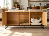 Wooden Cat Box Cabinet 80027880