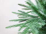 6FT Curved Christmas Tree green PE tree with 830 Tips, irregular shape, realistic appearance and a 08080708