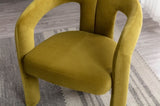 ZUN COOLMORE Contemporary Designed Fabric Upholstered Accent/Dining Chair /Barrel Side Chairs Kitchen W395103724