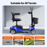4 Wheel Compact Heavy Mobility with Lights, Battery Powered Electric Mobility Scooter, Electric 35118967