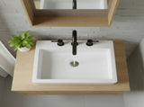 8-Inch Widespread Lavatory Faucet, 2-Handle 3-Hole with Pop-Up Drain and 360&deg Pull-Down Sprayer, 20847102