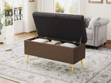 Modern Storage Ottoman Bench Upholstered Bedroom Bench Entryway Storage Ottoman Tufted Ottoman Bench N719P305620E