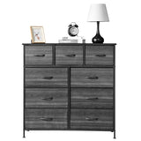 9 drawers, 6 large and 3 small, non-woven storage cabinets, cationic cloth surface non-woven 69134218