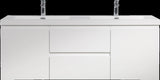 60" Floating Bathroom Vanity with Sink, Modern Wall-Mounted Bathroom Storage Vanity Cabinet with W1573P152689