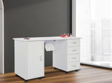 MDF Single Door 4 Drawers With Fan White Nail Table 65632572