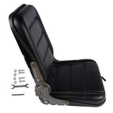 Universal Seat w/ Adjustable Backrest for Forklift Garden Tractor Lawn Mower 99956815