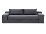 Memory Foam Cloud Loveseat Sofa, 2 in 1 Convertible Folding Couch Bed, No Assembly Compressed W2677P395127