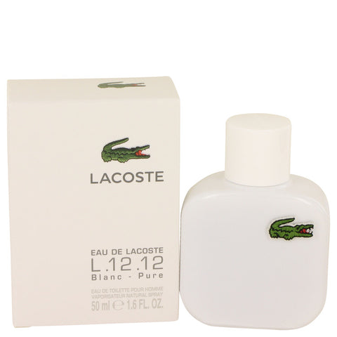 Lacoste Eau De Lacoste L.12.12 Blanc by Lacoste Eau De Toilette Spray 1.6 oz for Men FX-538044