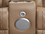 Fortuner Modern Style Upholstery Recliner Loveseat Made with Wood & Massage Function Included B009P439071