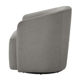 Ardena Grey Swivel Barrel Chair B050P322595