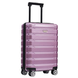 Hardshell Luggage Set 3 Piece, Durable ABSPC Travel Suitcase with Spinner Wheels for Men Women N730P245304I