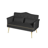 BLACK 2 SEATER SOFA W588P165685