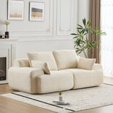 Modern Memory Foam Compressed Sofa,2 Seater Large Sectional Couches for Living Room,Pet-Friendly 97171956