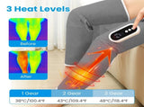 Cordless Leg Massager Air Compression Massager with Heat Thigh Knee Calf Massager with 3 Modes 66724270