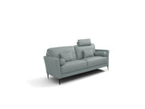 Tussio Watery Top Grain Leather Loveseat W/5 Pillows B2726P498447