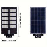 ZUN Solar Street Lights Outdoor,800pcs Super Bright LED Beads Commercial Parking Lot Light, Dusk to Dawn W1592P189956