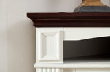 Corner Mantel Cabinet for Living Room or Bedroom with 23 inch Fireplace Insert Heater for the W2393P230132