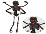 6ft Sound-Activated Halloween Skeleton - Flashing Red Eyes, Spooky Sounds, 4 Poseable Arms Extra 04271762
