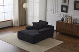 Oversized Chaise Lounge Chair Cozy Cloud Couch, Modern Plush Corduroy Upholstered Sleeper Sofa 45948647