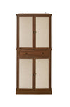 ZUN 4 Door Cabinet with 1 Drawer, with 4 Adjustable Inner Shelves, Storage Cabinet W688141543