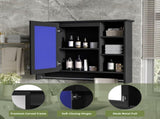 3-in-1 Bathroom Mirror Cabinet, 36-inch Wall Mounted Medicine Cabinet with Adjustable Shelf & Soft N710P358618B