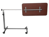 Multifunctional Adjustable Bedside Table MDF Iron Movable Sofa Side Table 4-Wheeled Small Computer 56326087