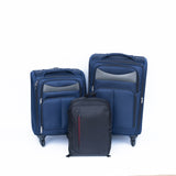 Luggage 2-piece backpack set blue W2710P283491