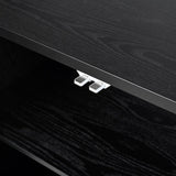 Stylish Storage Cabinet Sideboard Wooden Cabinet with Unique Geometric Circle Door Design,Suitable W2696P256250