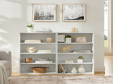 CD DVD storage cabinet, bookcase, adjustable shelf 8-layer storage, display bookshelf, home, office, 46840276