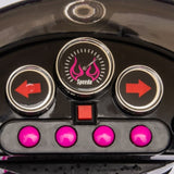 Kids Ride On Motorcycle Toy, 3-Wheel Chopper Motorbike with LED Colorful Headlights Horn, Pink 6V W2823P220542