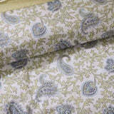 9 Piece Cotton Percale Comforter Set Yellow Queen B03597196