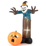 7 feet inflatable decorated Halloween scarecrow 02796164