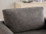 30.7"W Upholstered Square Swivel Accent Chair and Comfy Accent Single Sofa 360 Degree Club W3188P310432