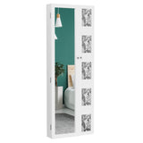 Non Full Mirror Wooden Wall Mounted Mirror Cabinet With Photo Frame, Multi-Layer And Jewelry 72460941