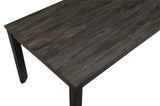 ZUN 1pc Contemporary Dining Table Rectangular Gray Natural Wood Grain Finish Wooden Dining Room B011P264144