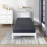 ZUN 11inch Twin Size Mattress Green Tea Gel-Infused Memory Foam Mattress, Gray, Mattress in a Box B011P212555