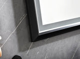 60 x 48 Inch LED Bathroom Mirror with Aluminum Frame, Wall Mounted Vanity Mirror, Anti-Fog, Memory, W2287P279100