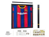 Shirt Display Frame With UV Resistant Acrylic and Hanger, Wall Mounted Baseball Basketball Football 20453912
