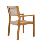 ZUN BRAIDED DINING CHAIR Light Brown N779P202840T