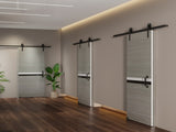 CRAZY ELF 32 "x 84" Integrated Door Slab, No Assembly Required, Covered With 2mm Thick W936126325
