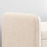 Teddy velvet storage stool, ,with storage space, suitable for apartments, living rooms and W487P226362