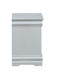 Louis Philippe III Platinum Finish Nightstand B2726P261852