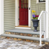 Handrails for Outdoor Steps, Iron Handrail Fits 1 Step, Transitional Handrail with Installation Kit, 39166207