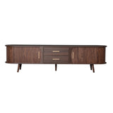 Mid-Century Modern TV Stand for 80" TV, Entertainment Center with Storage for Living Room, Bedroom, N710P257611P