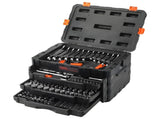 450-Piece Mechanics Tool Set, 1/4" 3/8" 1/2" Drive SAE & Metric Socket Set with Bits, Hex & 41473160